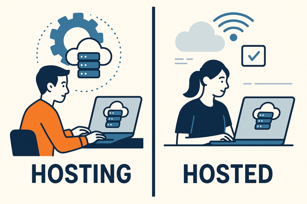Hosting Vs Hosted